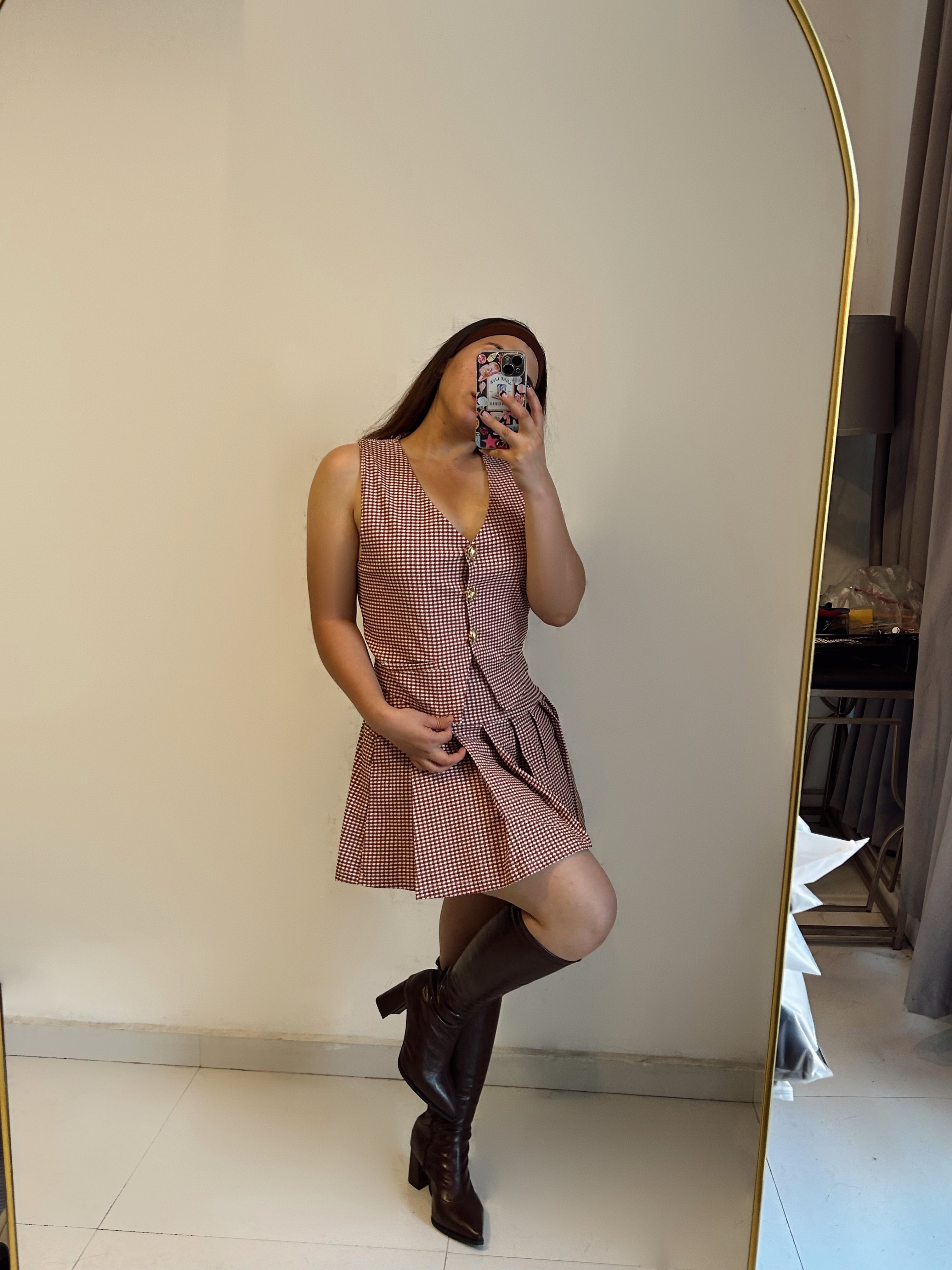 Set de chaleco y falda