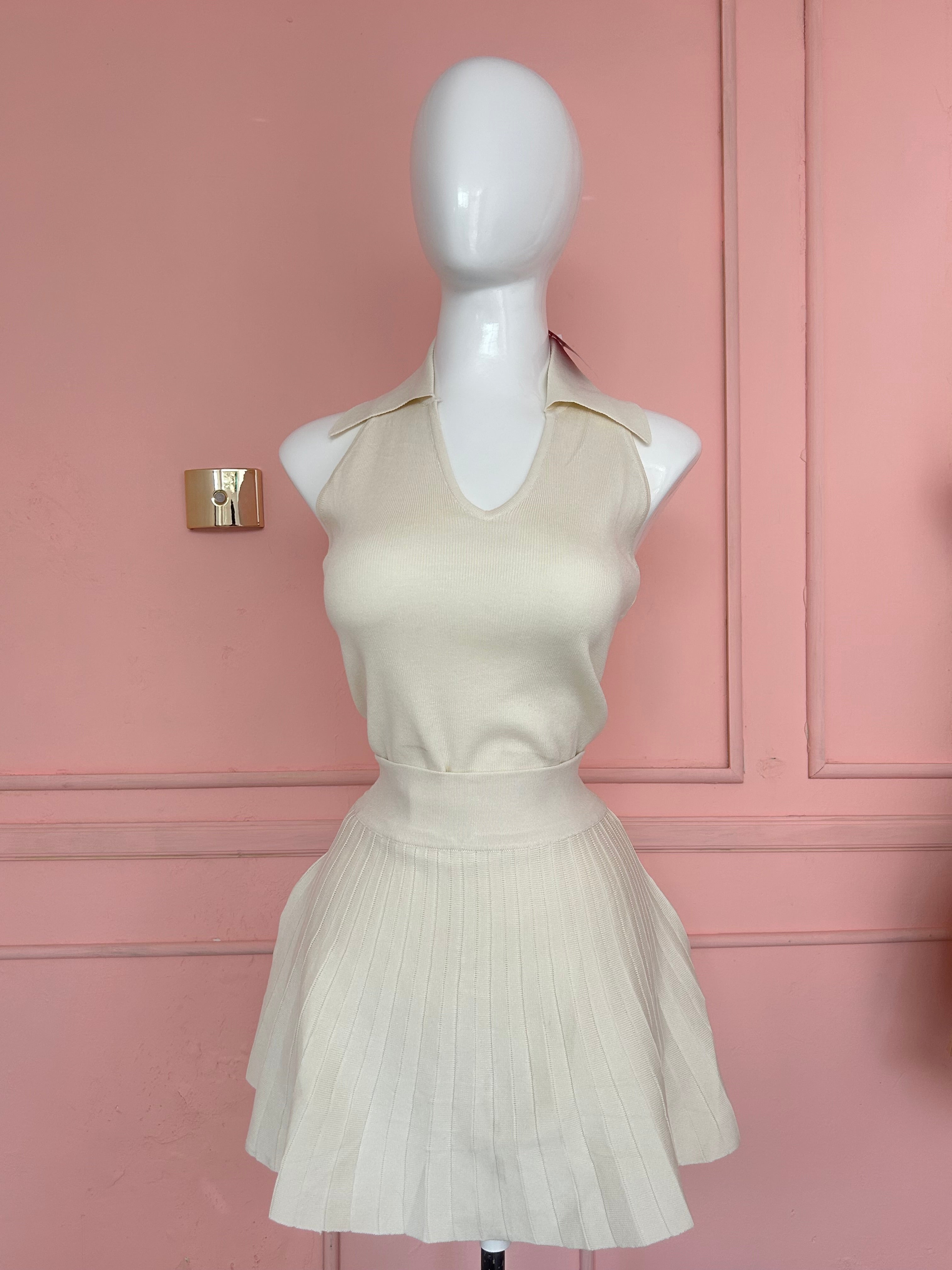 Conjunto De Punto Blusa y Falda