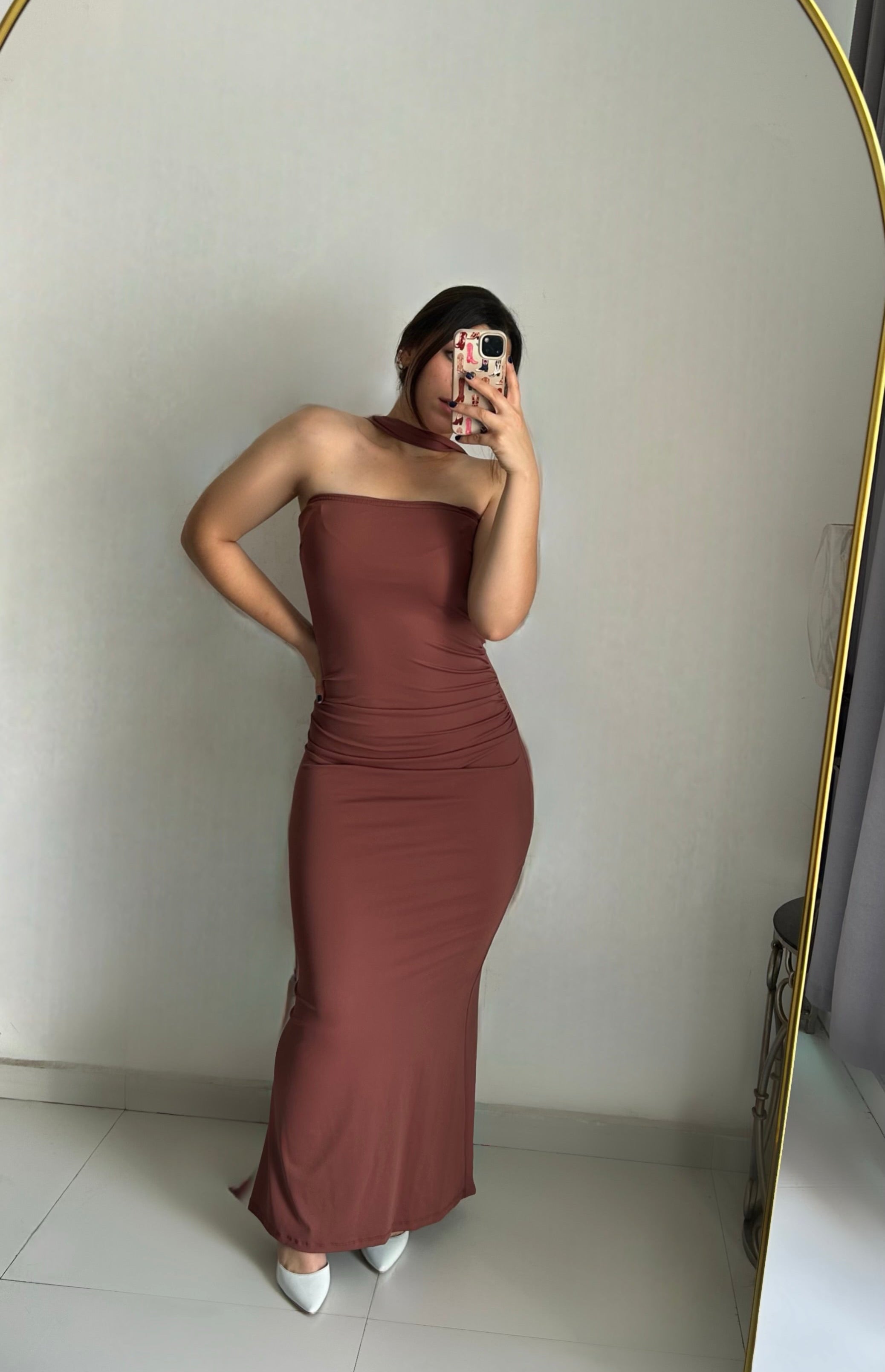Vestido Malva Midi