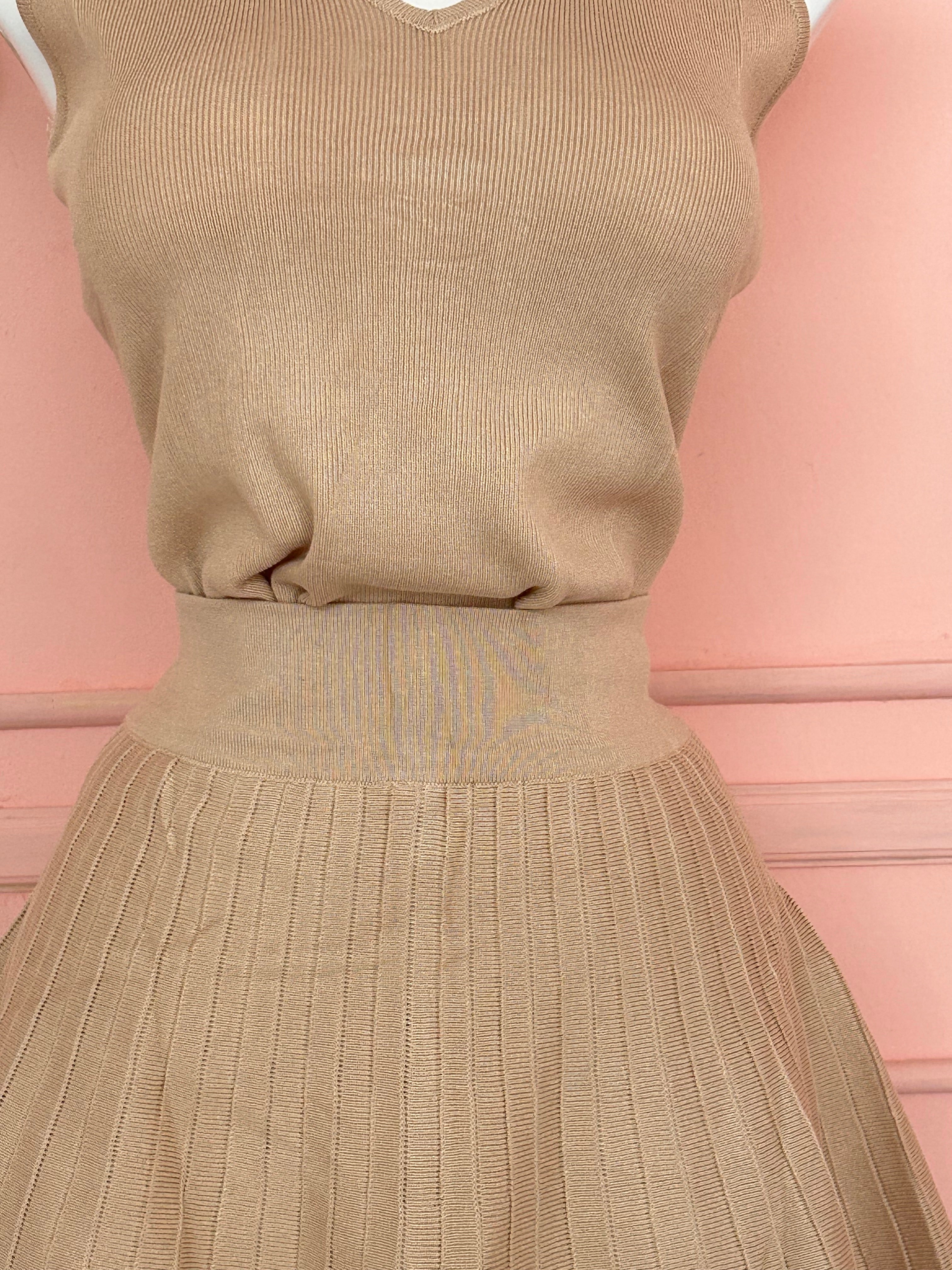 Set Tejido Top y Falda